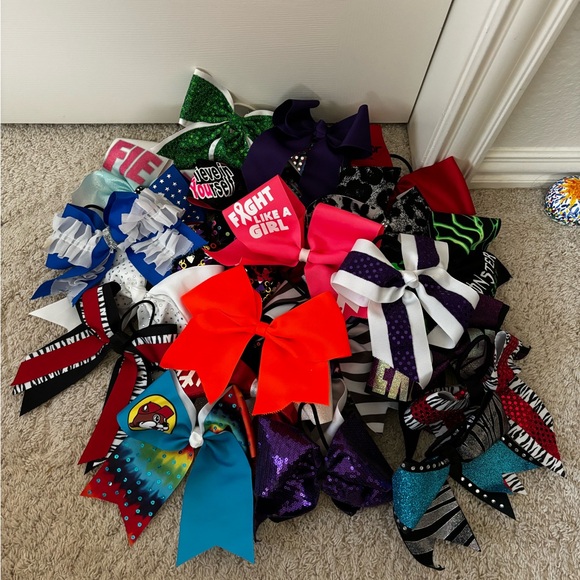 Mystery Box Cheer Bows CA Cheer Athletics Competitive Crystals Bling 🐝 - Picture 2 of 5